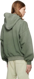 Rhude Green 'Rhude' Chenille Patch Logo Hoodie