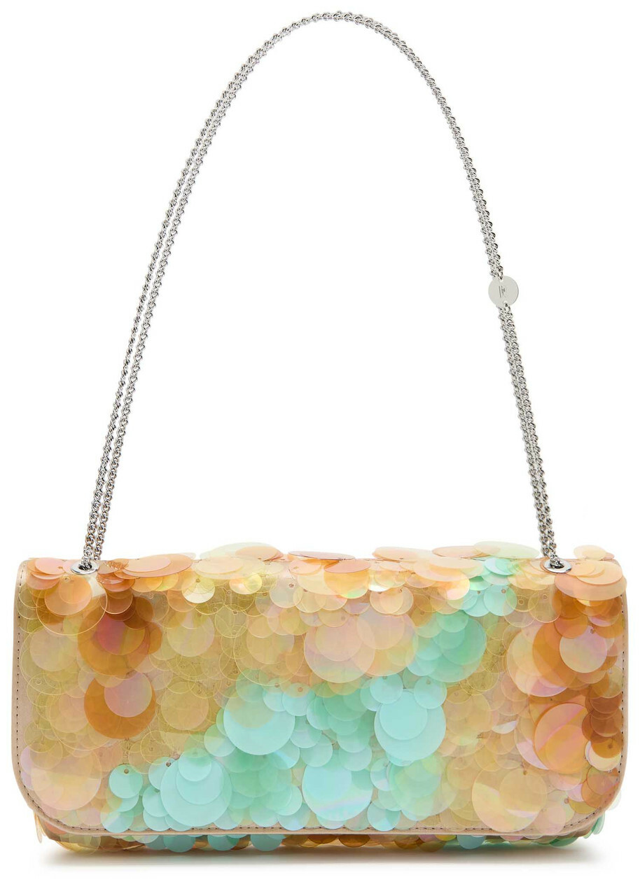 Rabanne Disc-embellished Leather Shoulder bag - Multicoloured - One Size