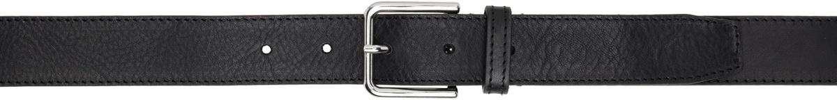 The Frankie Shop Black Toni Leather Belt