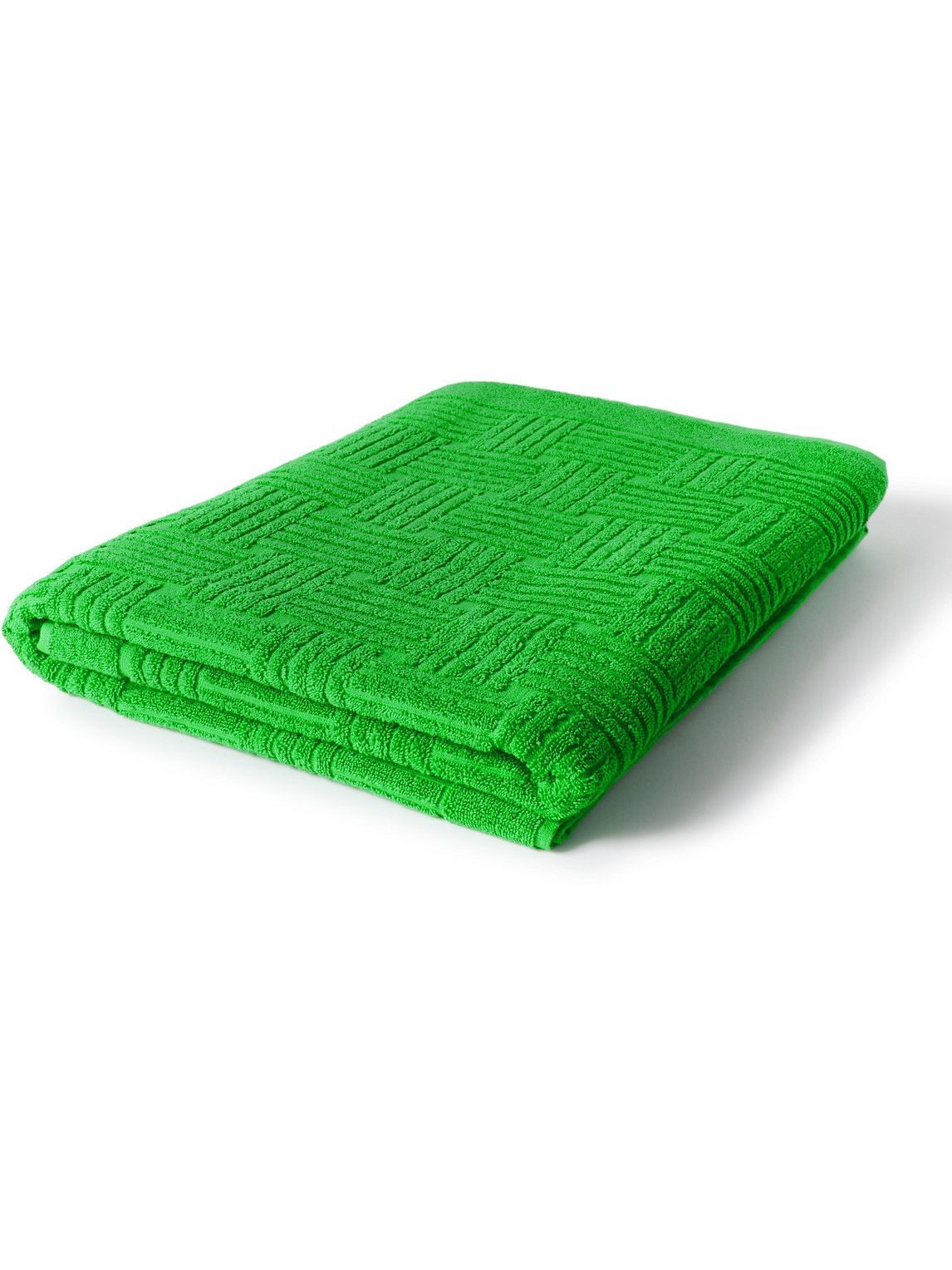 BOTTEGA VENETA - ボッテガヴェネタ　bottega veneta ビーチタオル　towel Printed cotton beach towel in multicoloured - Bottega Veneta