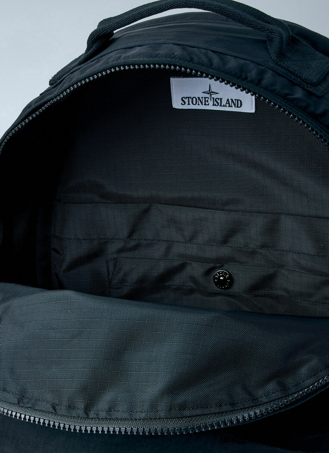 Stone Island Nylon Backpack with Front Zip Pocket