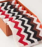 Missoni Zigzag set of 6 cotton face towels