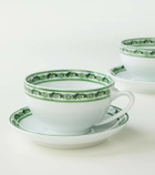Dolce&Gabbana Casa Majolica set of 2 teacups and saucers