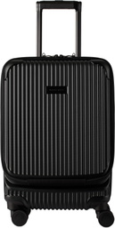 master-piece Black Trolley Suitcase