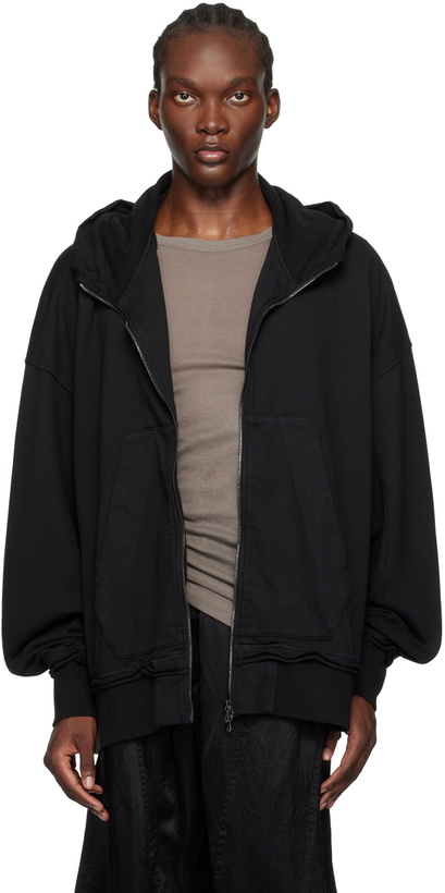 Photo: Julius Black Garment-Washed Hoodie