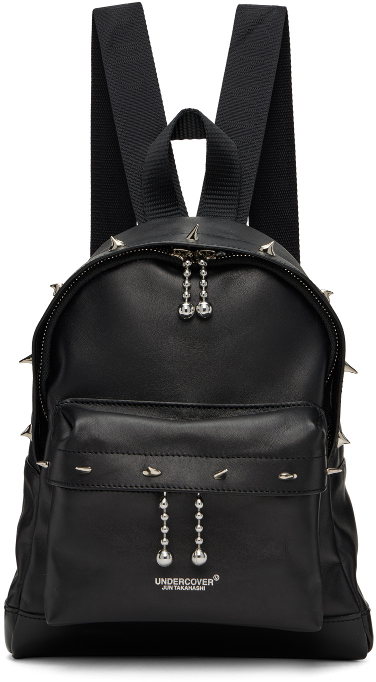 Pink Gold Studded PU Leather Backpack – 3rdpartypeople