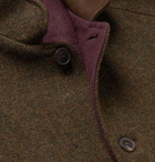 Purdey - Hawick Wool and Cashmere-Blend Tweed Gilet - Green