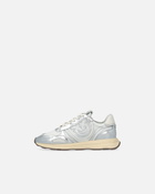 Pinko Logo Sneakers With Silver Details Silver