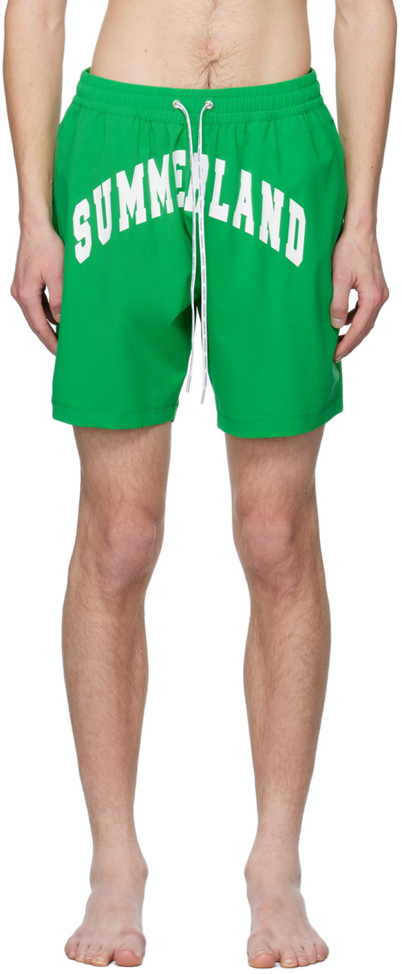 Nahmias Green Summerland Swim Shorts Nahmias