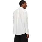 Issey Miyake Men White Pleated Shirt