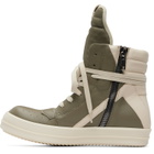 Rick Owens Taupe Tower Geobasket Sneakers