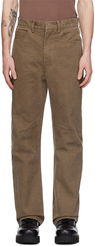 Photo: Entire Studios Brown Task Trousers