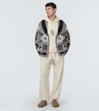 Alanui Jacquard wool-blend cardigan