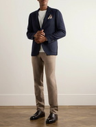 Lardini - Slim-Fit Wool-Blend Twill Blazer - Blue