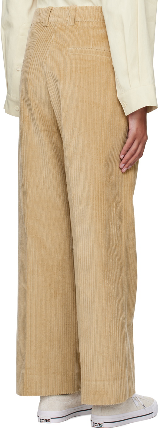 Teurn Studios SSENSE Exclusive Beige Lorie Trousers