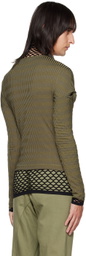 Parnell Mooney SSENSE Exclusive Khaki Knot Long Sleeve T-Shirt
