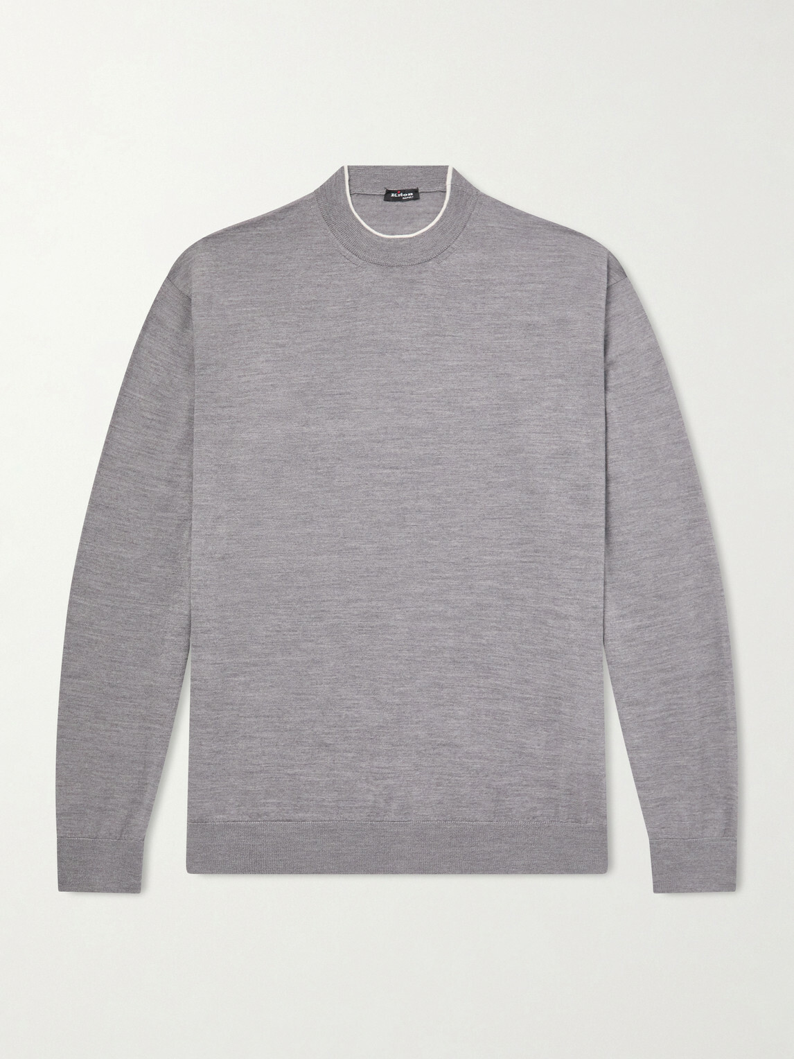 Kiton - Merino Wool Sweater - Gray