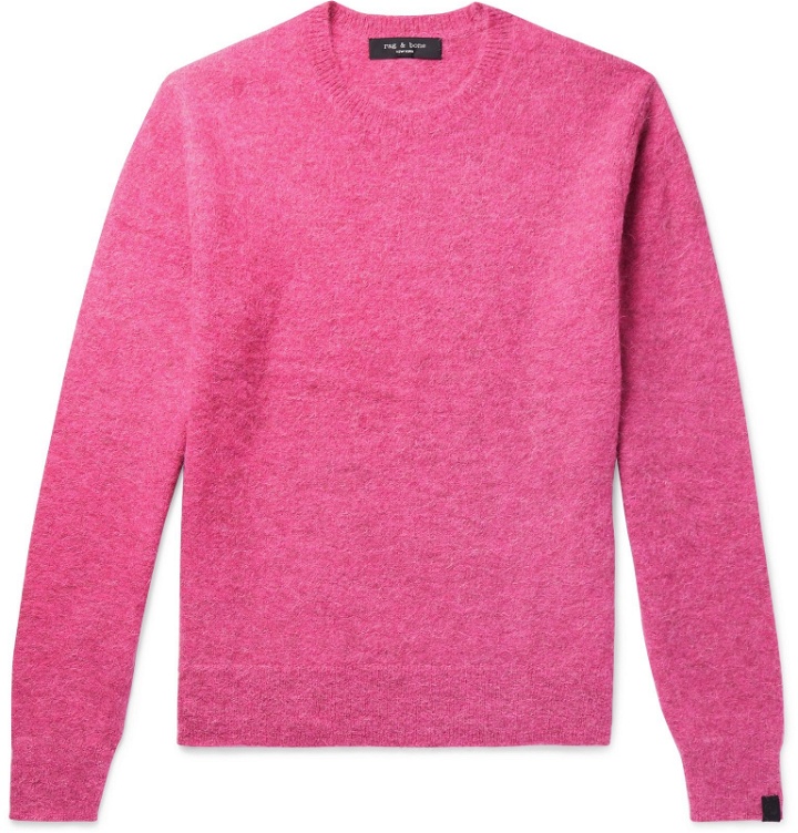 Photo: rag & bone - Arnie Alpaca-Blend Sweater - Pink
