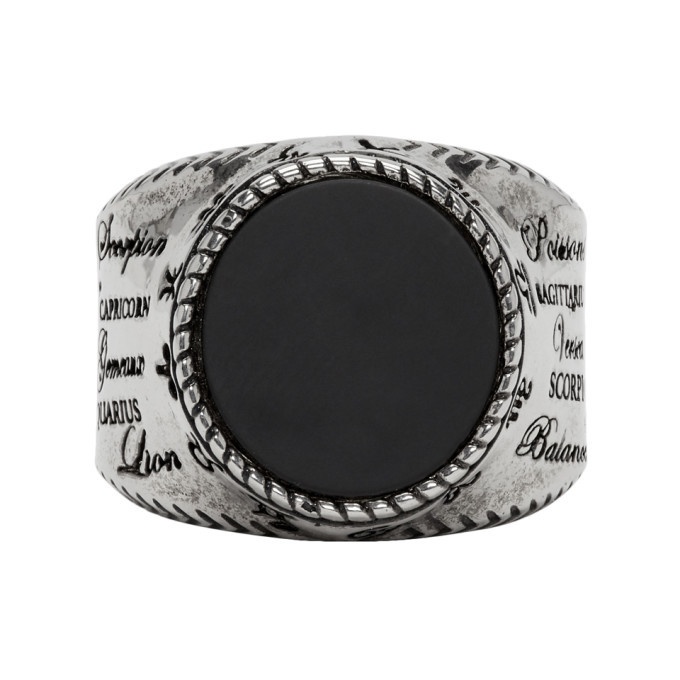 Photo: Givenchy Silver Zodiac Ring