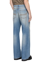 ERL Blue Breakwater Wash Jeans