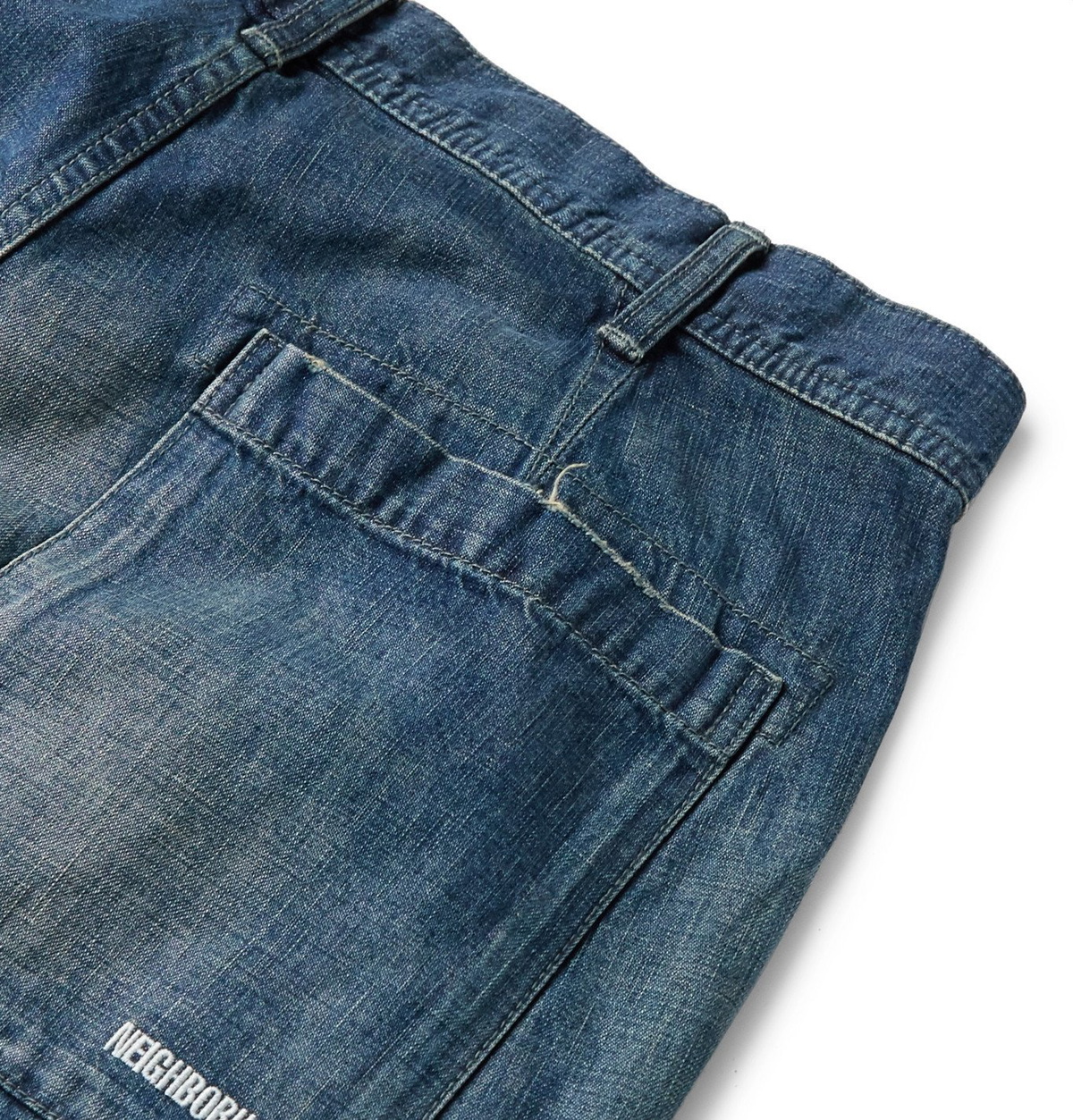 Neighborhood - Denim Cargo Shorts - Blue Neighborhood