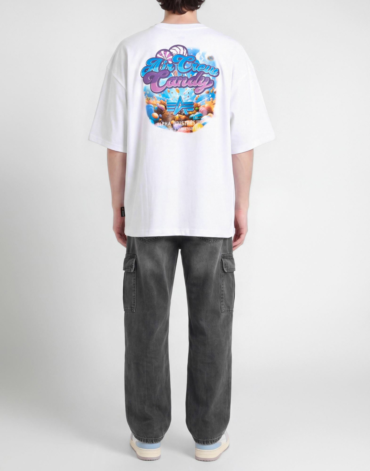 Alpha Industries Mens T-shirt in White