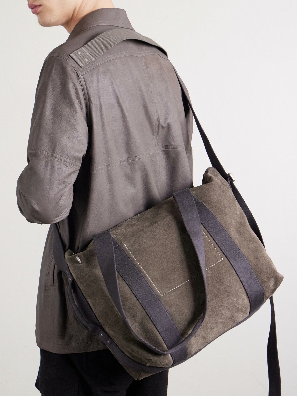 Rick Owens - Trolley Suede Tote Bag