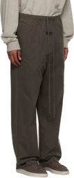 Essentials Gray Relaxed Trousers