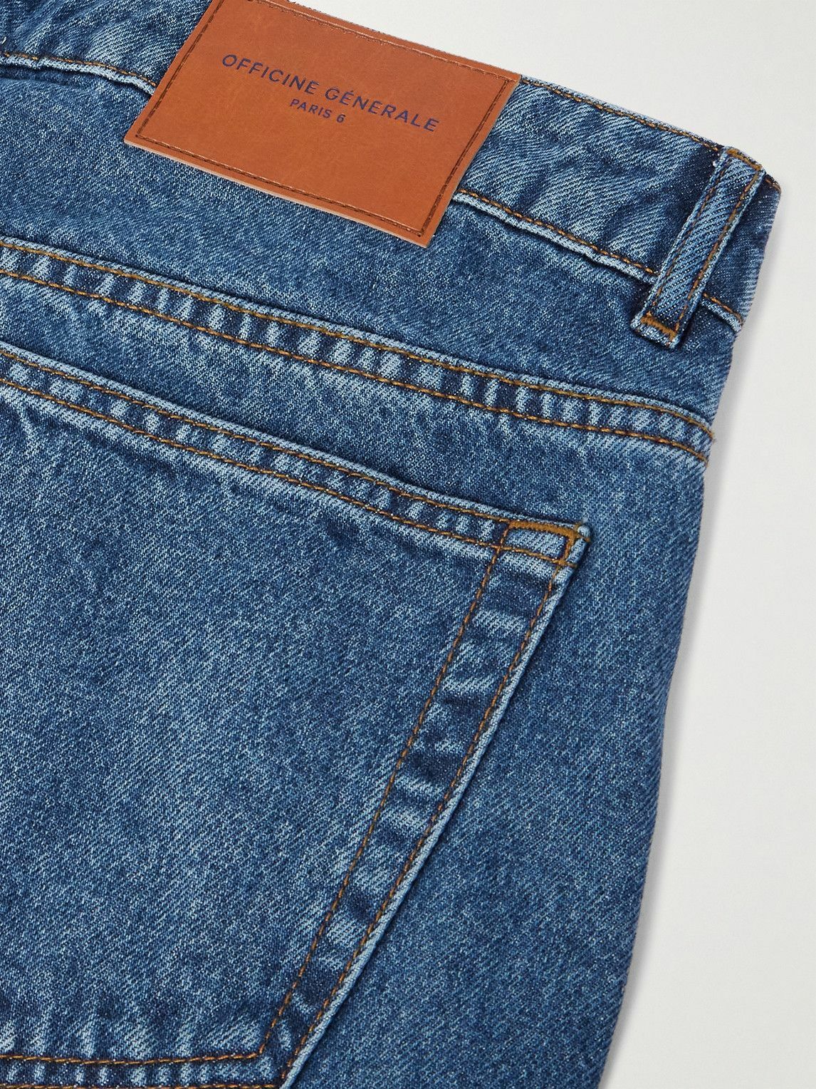 Officine Générale - Vintage Original Straight-Leg Jeans - Blue