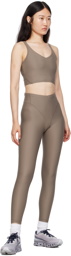 District Vision Brown Pocketed Leggings