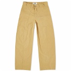 YMC Women's Peggy Garment Dyed Trousers in Sand