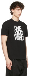 sacai Black Eric Haze Edition 'One Kind Word' T-Shirt