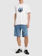 ADIDAS ORIGINALS Flame Logo Cotton T-shirt