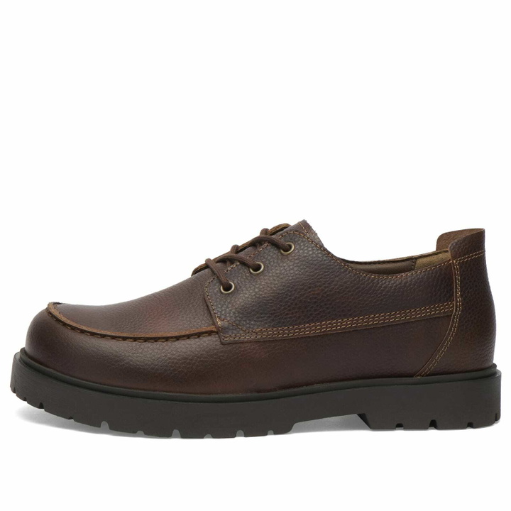 Photo: Birkenstock Men's Highwood Moc Lave Low in Chocolate Leather