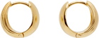 Sophie Buhai Gold Reversible Hinged Hoop Earrings