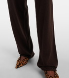 Extreme Cashmere N°353 Relax cotton-blend straight pants