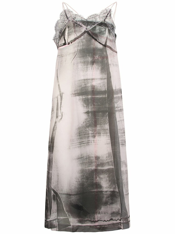 Photo: MAISON MARGIELA - Silk Tulle Midi Dress