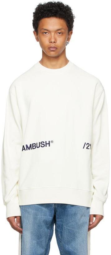 Photo: Ambush Off-White Regular Fit Sweatshirt