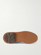 J.M. Weston - Sacai Nubuck Chelsea Boots - Brown