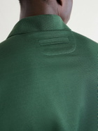 Zegna - Cotton-Piqué Polo Shirt - Green