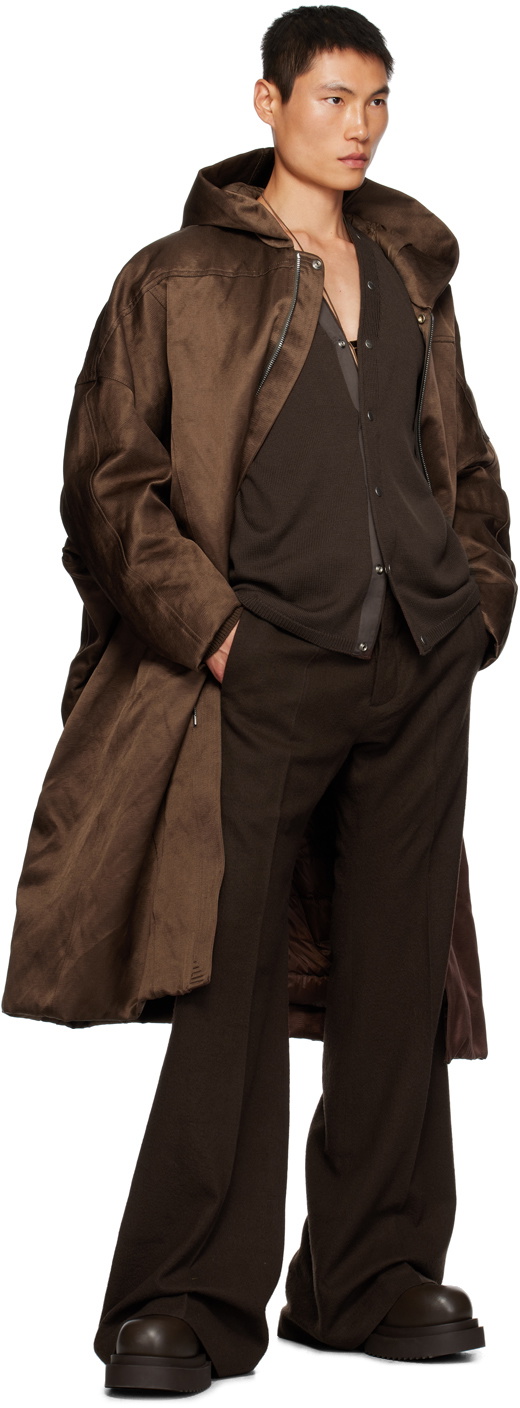 Rick Owens Brown Peter Cardigan