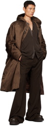 Rick Owens Brown Peter Cardigan