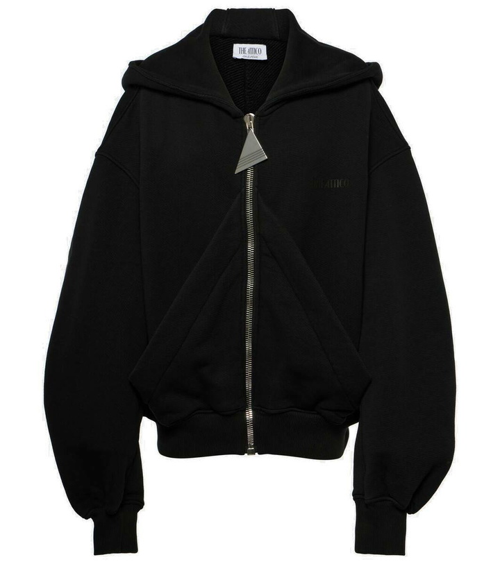 Photo: The Attico Oversized cotton zip-up hoodie