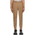 Neil Barrett Beige Double Pocket Pleated Trousers