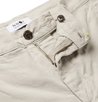 NN07 - Crown Slim-Fit Stretch-Cotton Twill Shorts - Gray