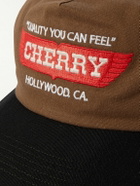 Cherry Los Angeles - Wings Logo-Embroidered Cotton-Twill Baseball Cap