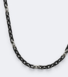 David Yurman DY Madison® titanium and sterling silver chain necklace