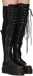Dr. Martens Black 28-Eye Extreme Max Knee High Boots