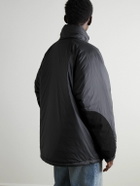 Acne Studios - Oversized Logo-Print Shell Down Jacket - Black