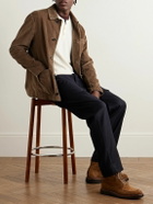 Incotex - Cotton-Blend Corduroy Chore Jacket - Brown
